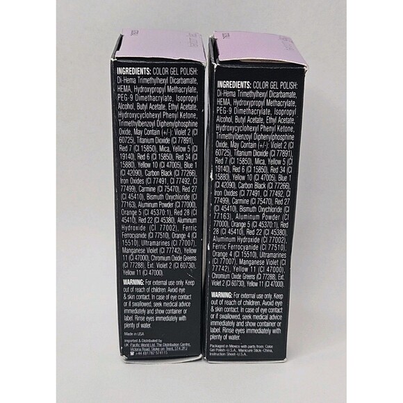 SensatioNail Heirloom Lilac Light Purple Gel Color Nail Polish 71623 Lot Of 2 - Picture 2 of 5